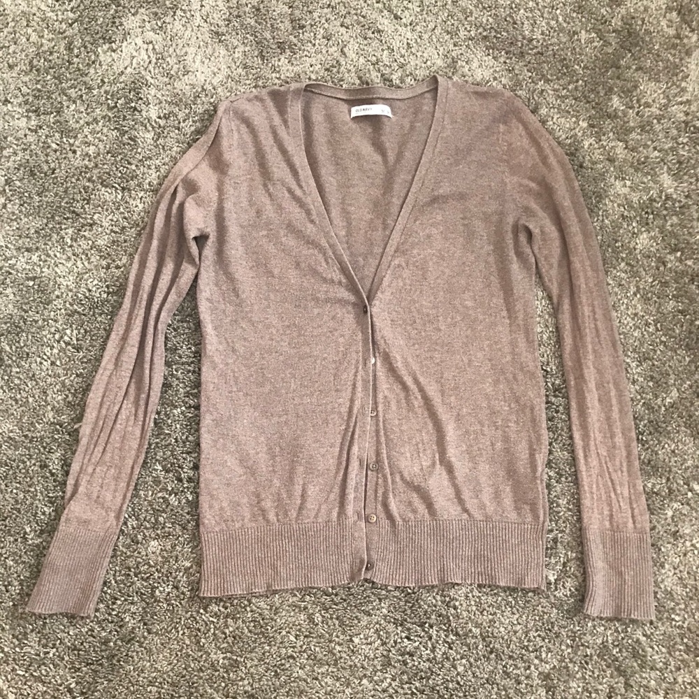 Brown cardigan